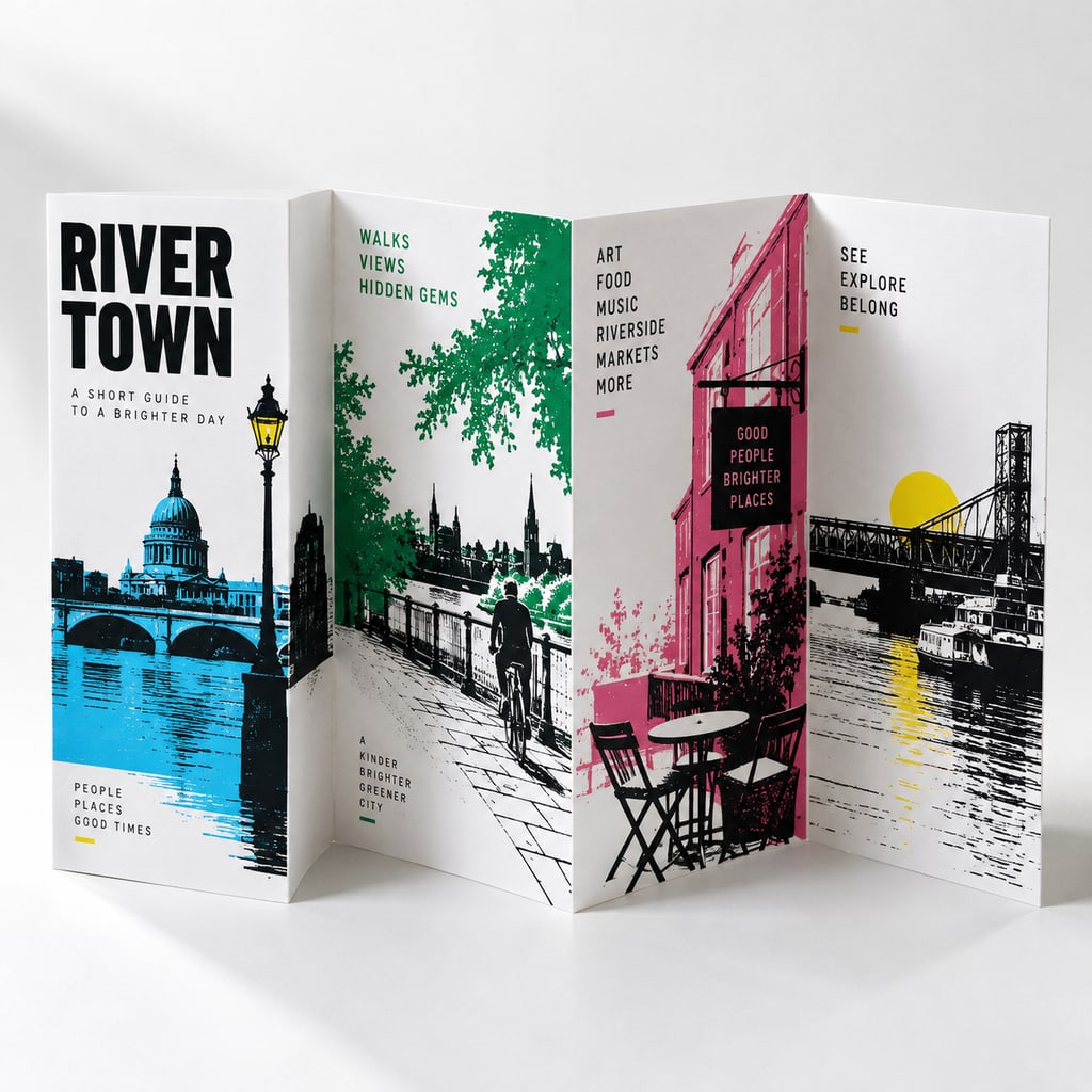 Concept product image for Concertina Fold Leaflets