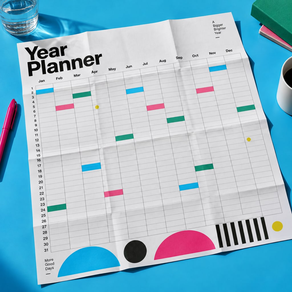 Concept product image for Folded Wall Planners