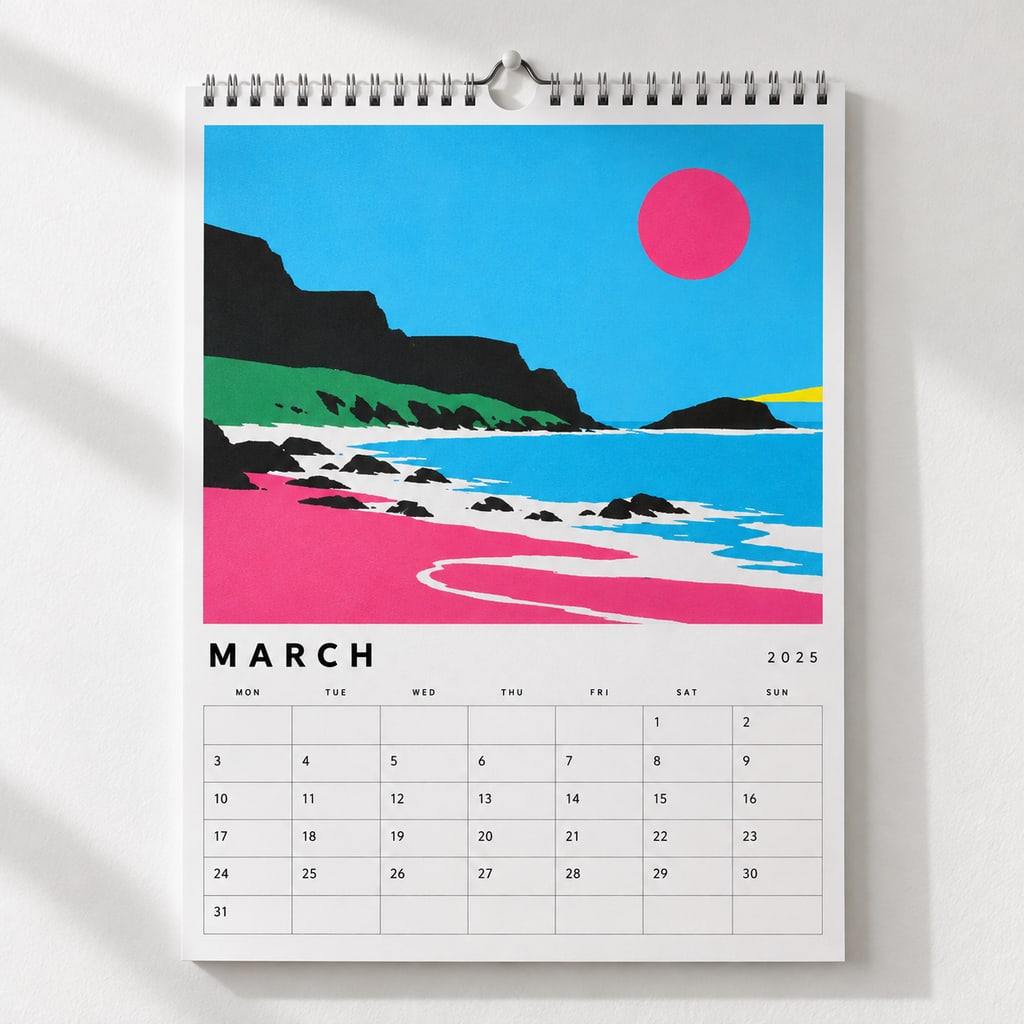 Concept product image for Wiro Bound Drilled Calendars