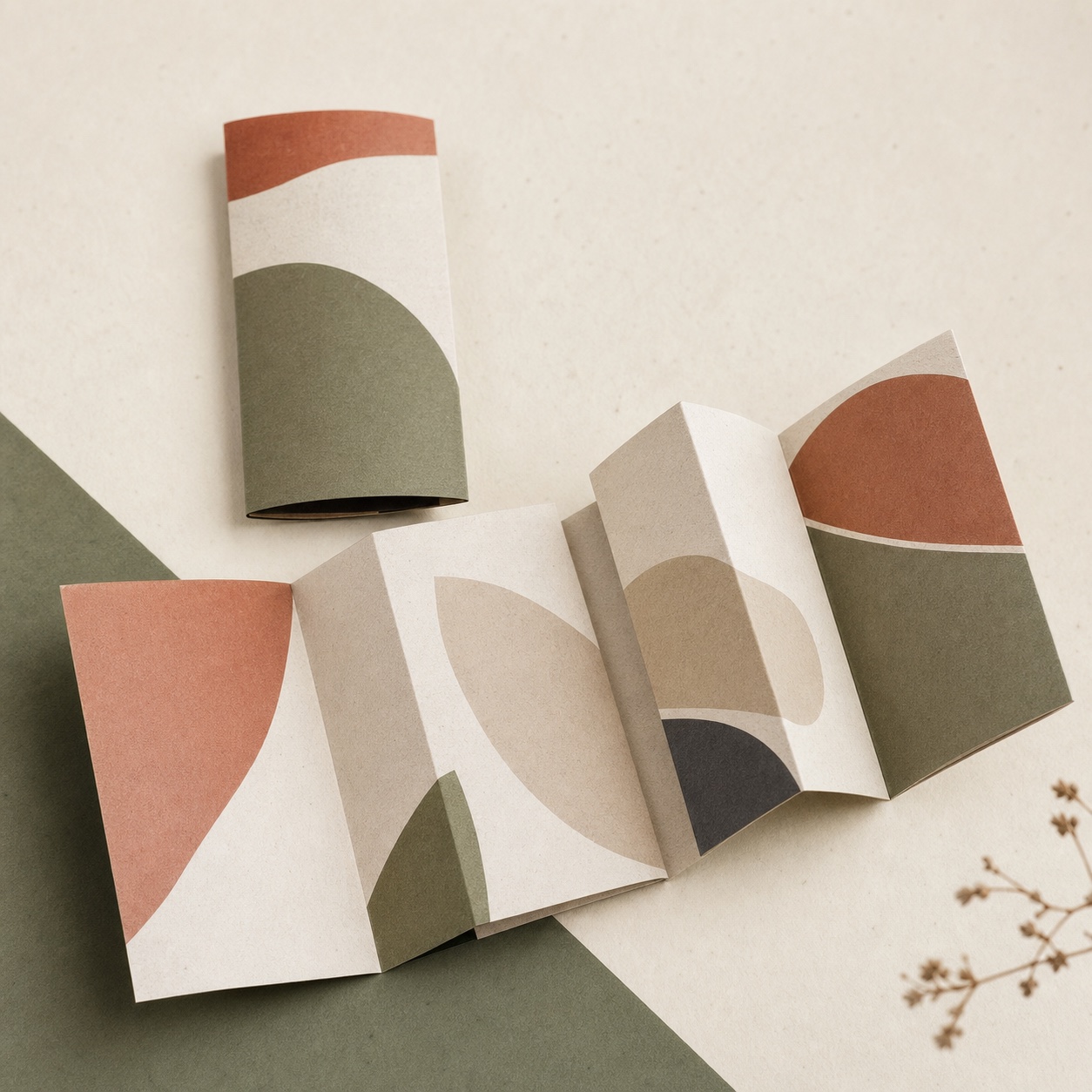 Concept product image for Roll Fold Leaflets